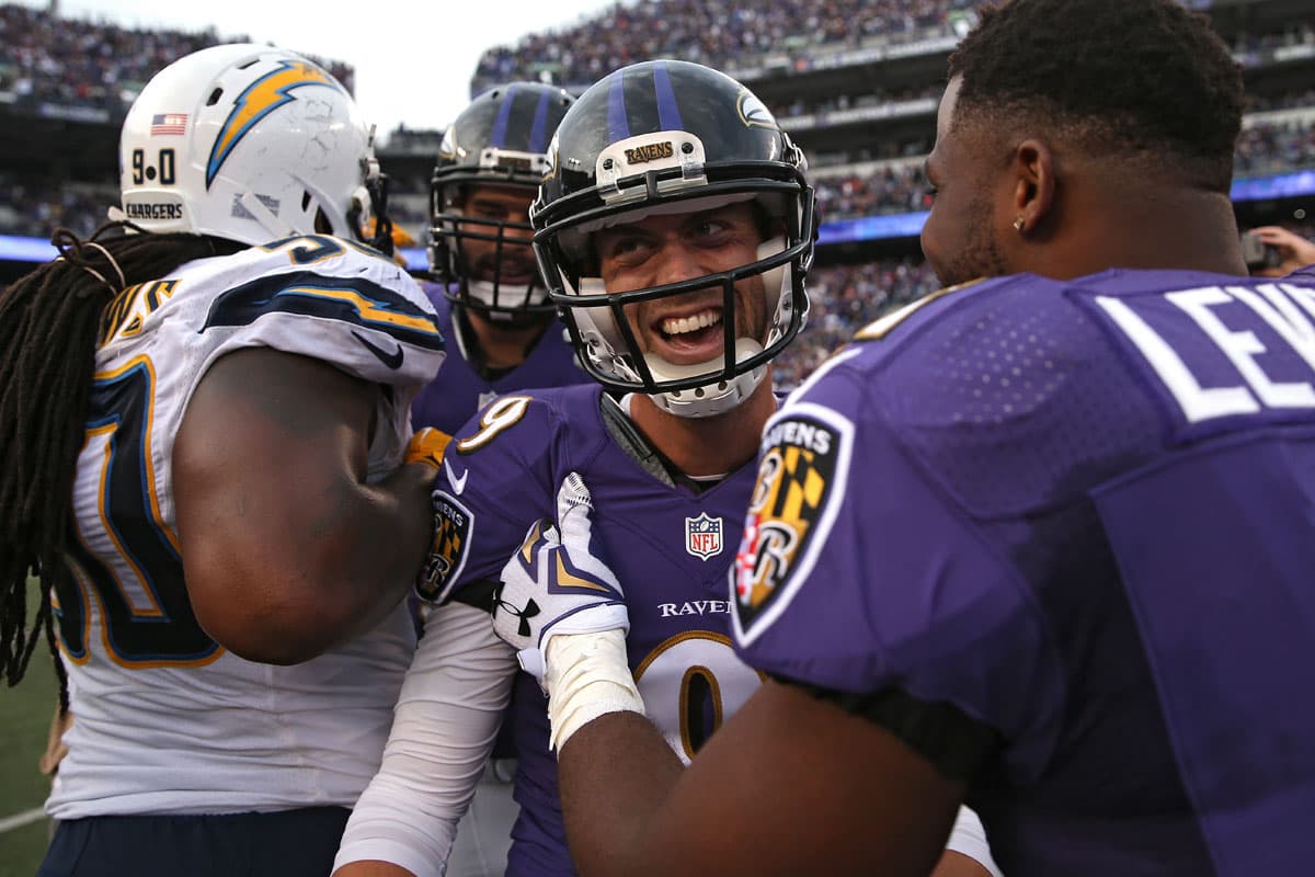 Jugador de Equipos Especiales de la Semana 8: K Justin Tucker, Baltimore Ravens