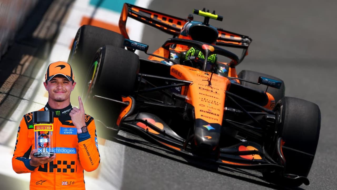 Lando Norris vuela en Miami y se lleva la pole en la qualy de la sprint