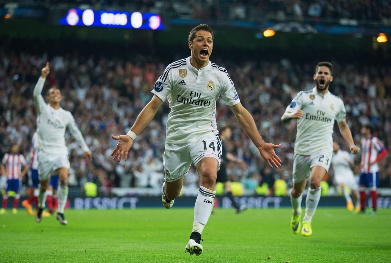 Javier Hernández - El Chicharito llegó al Madrid en el 2014 a préstamo desde el Manchester United. Fue una temporada difícil para él por no jugar tanto, pero igual aportó con nueve goles y nueve asistencias, además de ganar el Mundial de Clubes.
