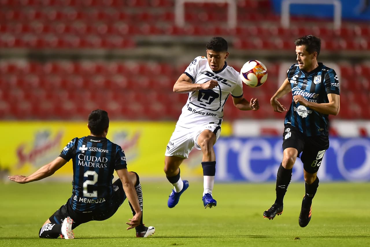 José Gurrola y Ángel Sepúlveda fueron los encargados de darle la victoria a los Gallos 2-0 sobre los Pumas.