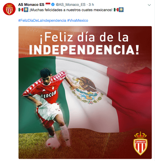 Mónaco de Francia mandó su saludo.