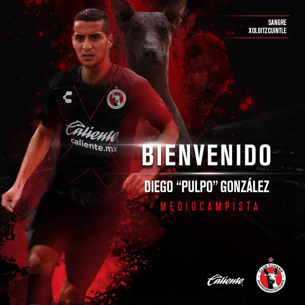 El 'Pulpo' González vuelve a México para jugar con Xolos