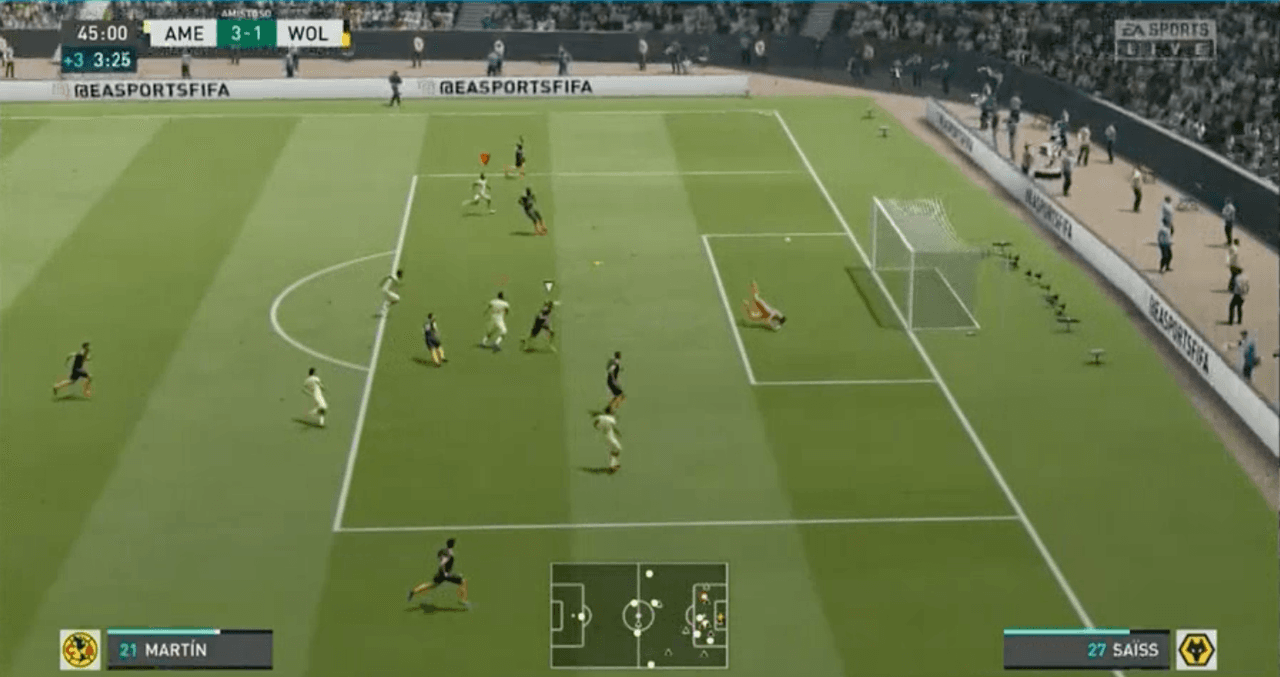 Gio dos Santos condujo al América rumbo a la victoria en el partido de ida efectuado en el Estadio Azteca donde las Águilas vapulearon 5-1 al Wolverhampton de Raúl Jiménez.