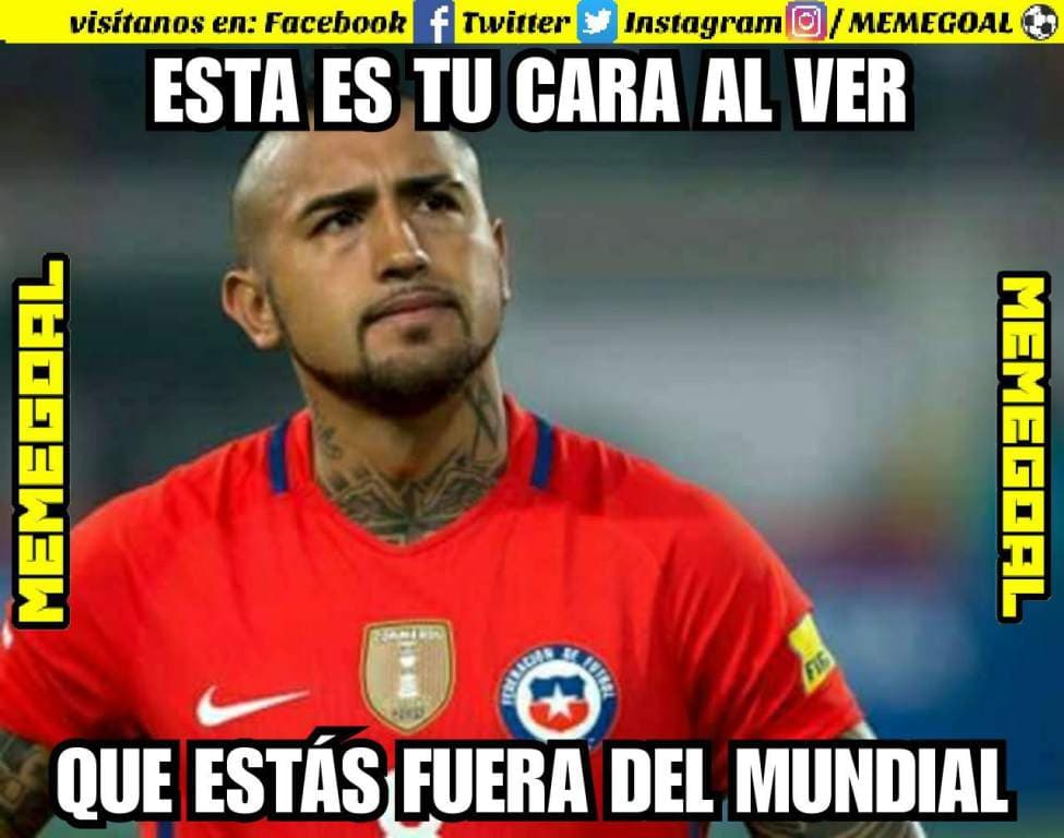 Los memes no perdonan: Mientras en Chile sufren, en Argentina se rinden a los pies de Lionel Messi y en Perú celebran el pase al repechaje.