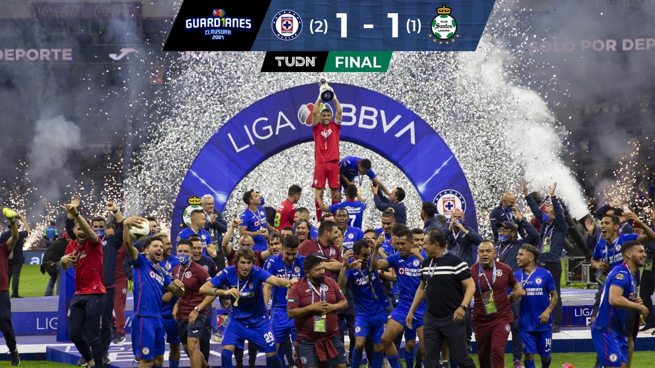 ¡Divina novena! Cruz Azul terminó con la espera y es Campeón del Guard1anes 2021