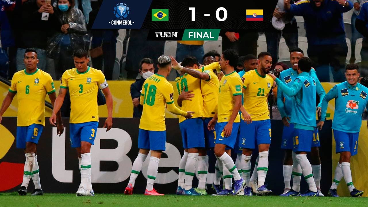 Brasil 1-0 Colombia: Goles, resultado y video