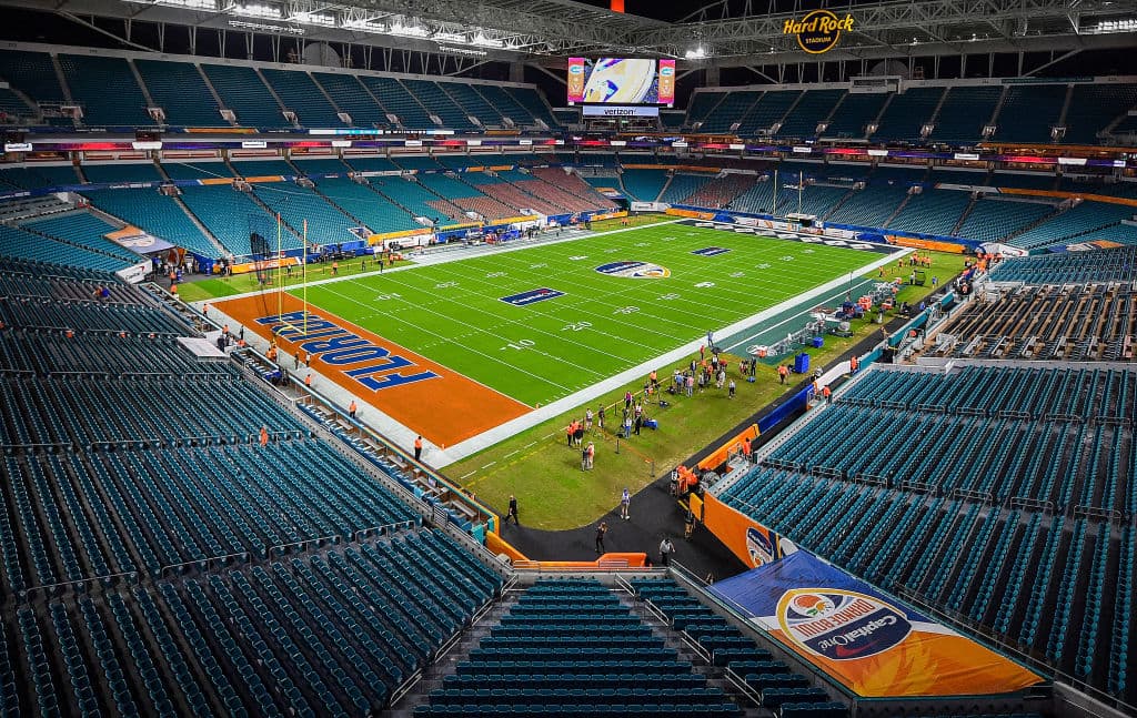 Miami Dolphins | Se permitirá un máximo de 13,000 fanáticos en el Hard Rock Stadium para el juego inaugural de la temporada de los Dolphins.