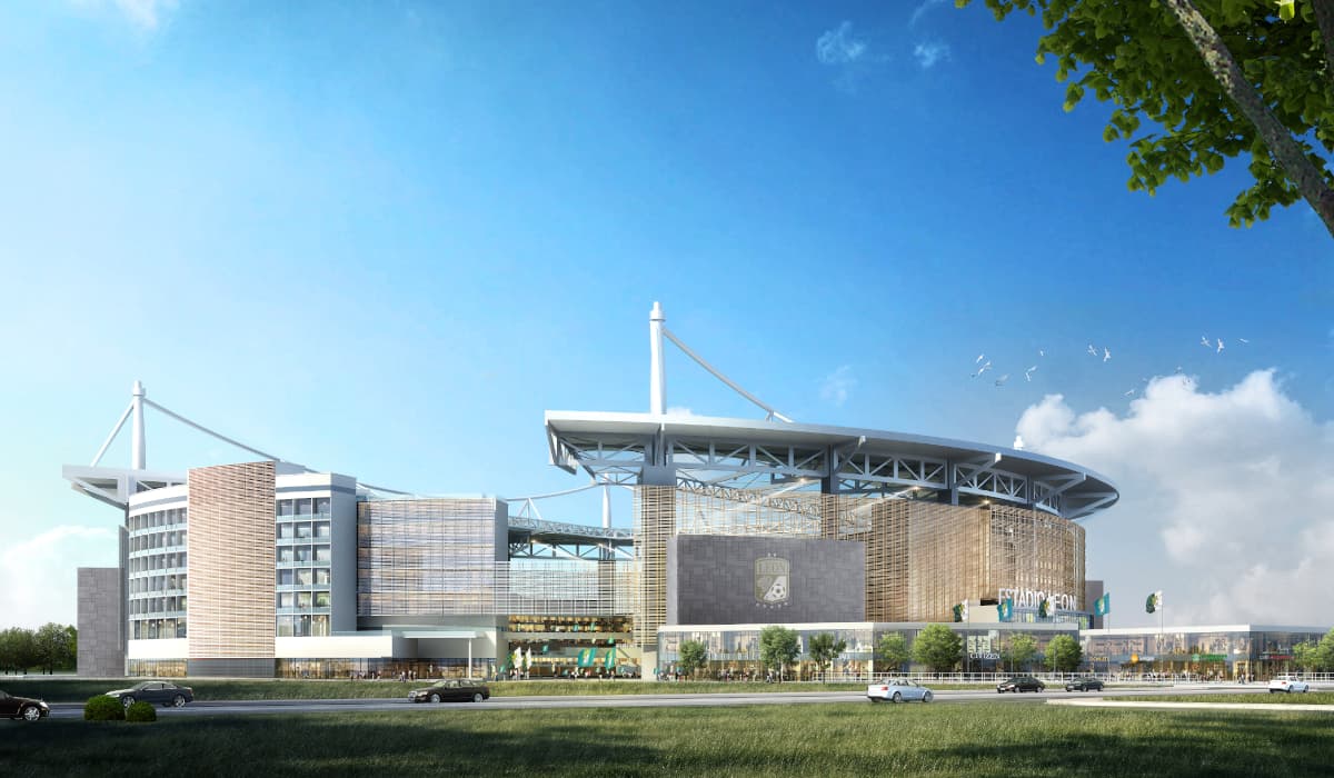 El directivo dio a conocer que el estadio tendrá un aforo para 35 mil espectadores y contará con palcos equipados para ser utilizados como oficinas.