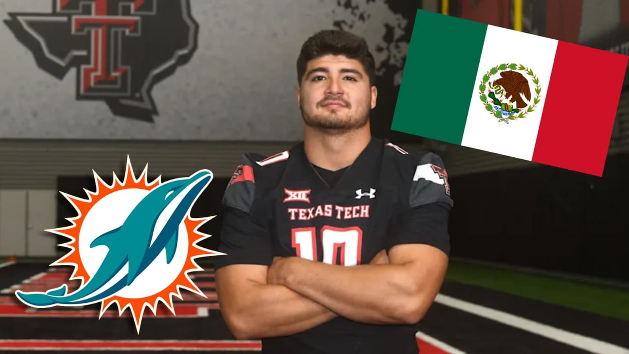 Orgullo mexicano: Jacob Rodríguez llega a la NFL con Miami