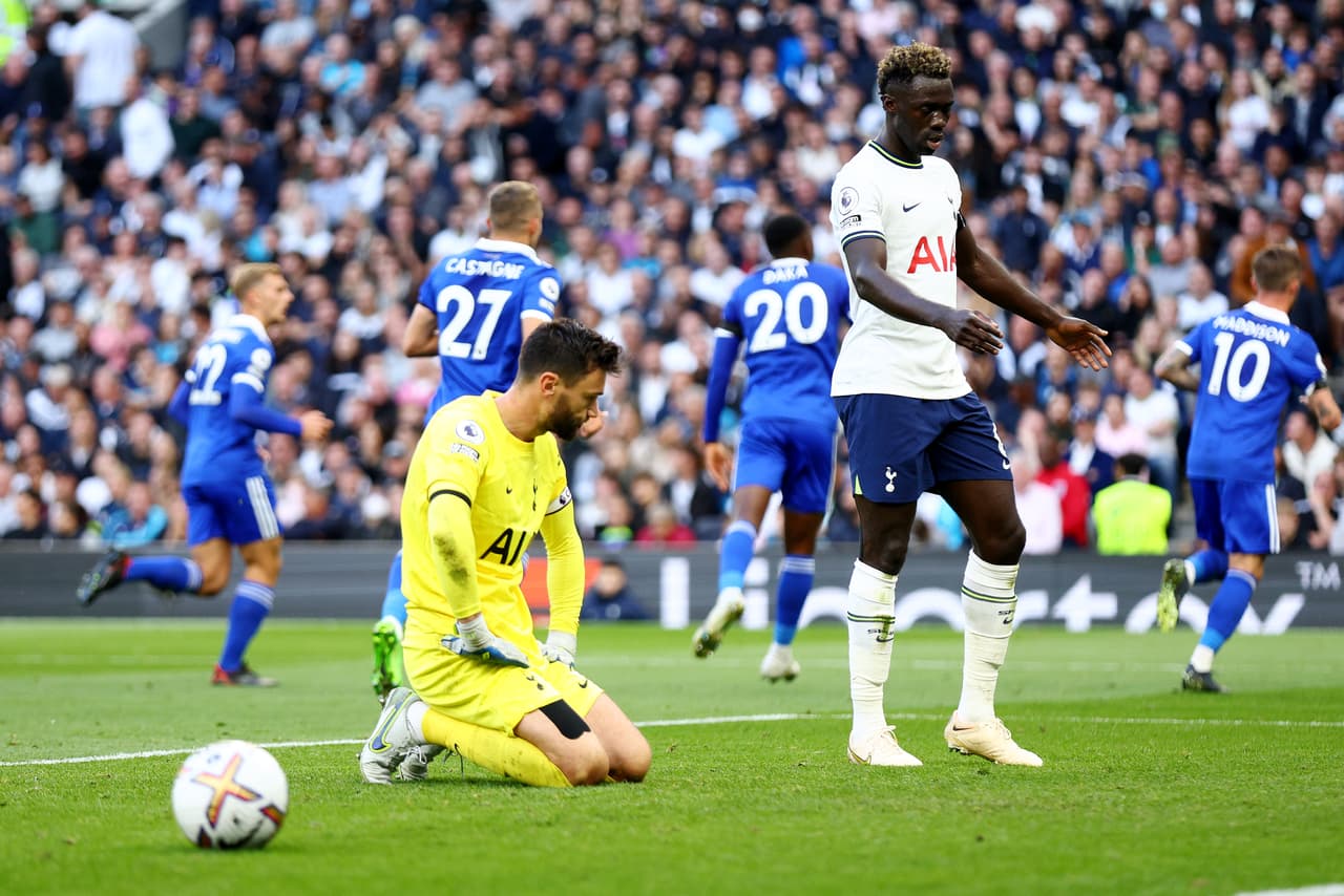 Tottenham humilló 6-2 al Leicester City con hat-trick de Heung-Min Son y goles de Harry Kane, Eric Dier y Rodrigo Bentancur; Youri Tielemans y James Maddison anotaron para los Foxes.