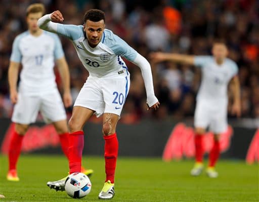 Dele Alli será el encargado de manejar le media cancha inglesa. Tiene buen toque y gran visión de campo. También puede jugar como medio del lado izquierdo.