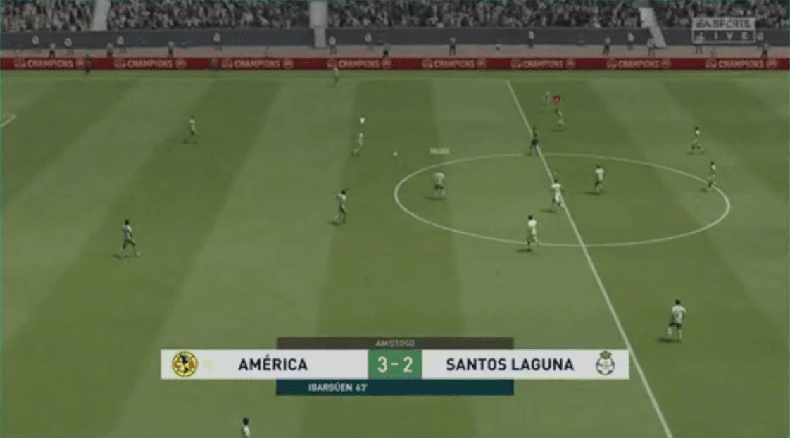 Divertido partido entre Santos y América finaliza en goleada 2-4 a favor de las Águilas.