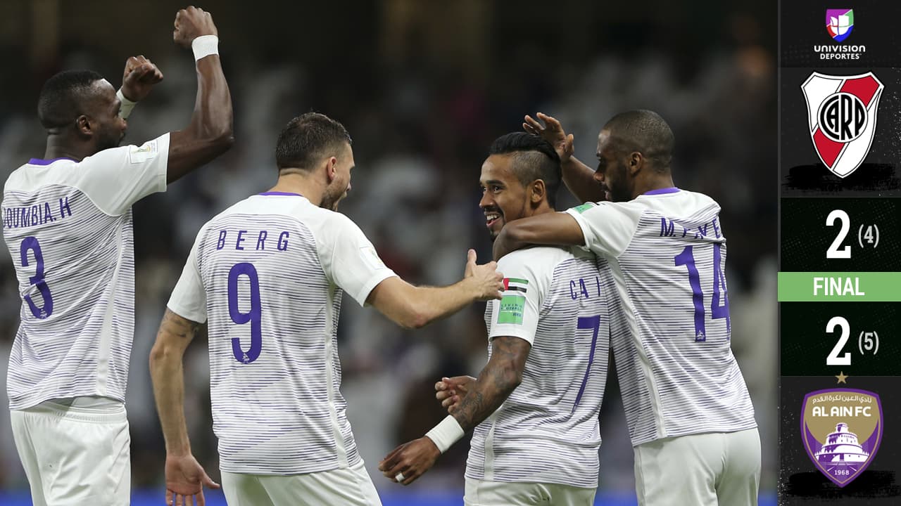 Al Ain sorprende a River Plate y lo deja fuera de la final Mundial de Clubes