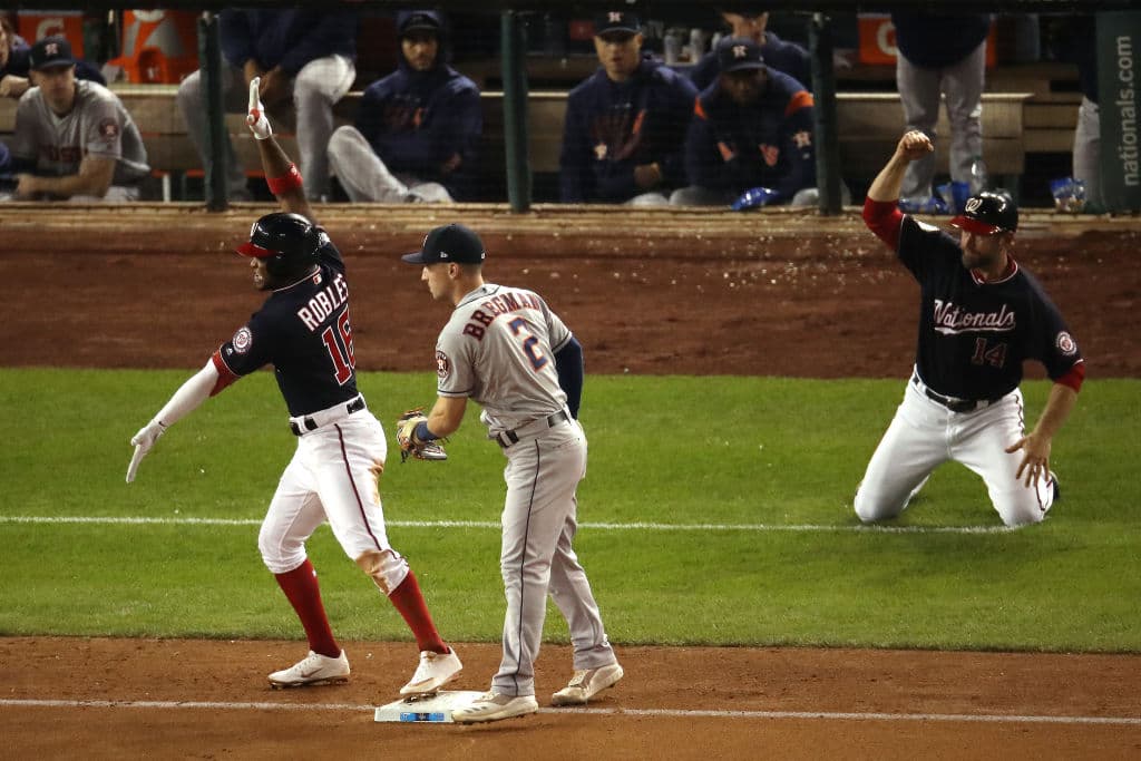 Los astros ganan 4-1 y le meten presión a los Washington Nationals.