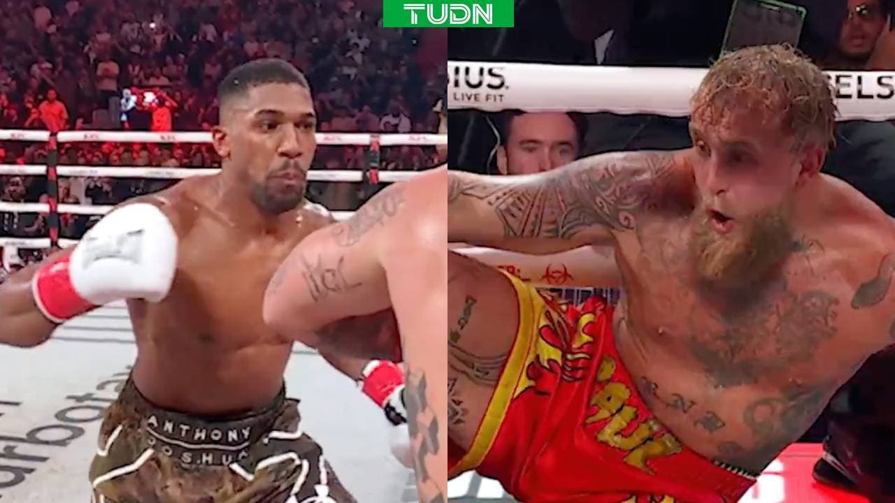 ¡Gana el box! Anthony Joshua noquea a Jake Paul