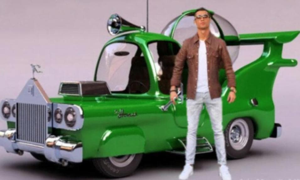 Ingeniosos memes se burlan de foto de CR7 junto a su 'Lambo'
