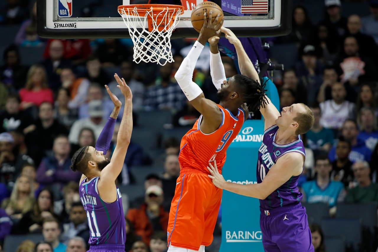 Oklahoma City Thunder 104-102 Charlotte Hornets