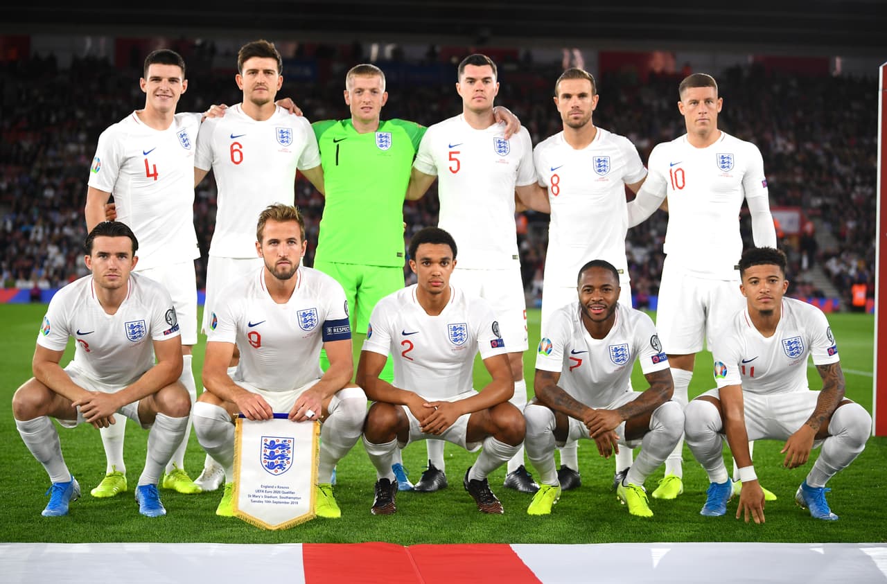 Inglaterra es lídel del Grupo A con 12 puntos, cuatro más que Kosovo.