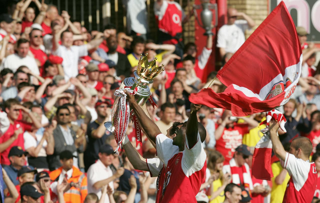 5. Arsenal (2003/2004) - 90 puntos y +47 en diferencia de gol. Fueron campeones.