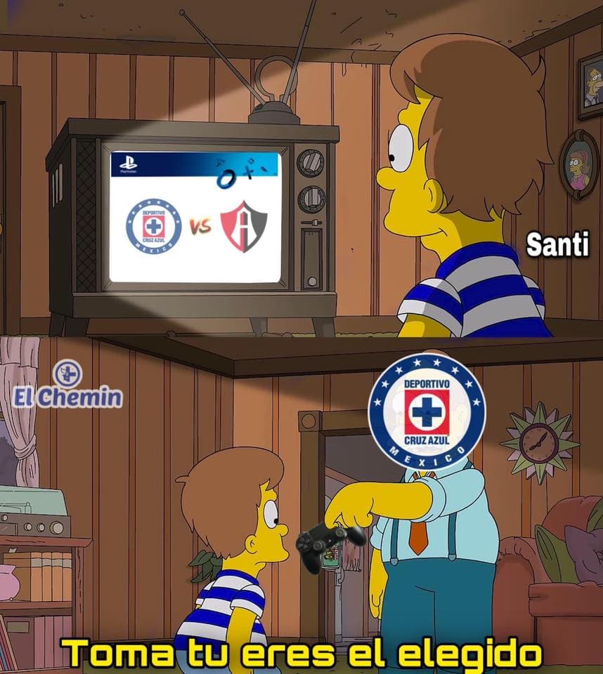 Con la derrota 4-1 de Cruz Azul frente al Atlas, los memes se abalanzan sobre la máquina.