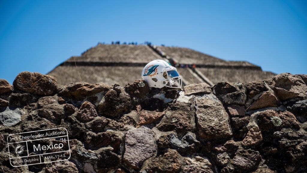 Las cheerleaders aprovecharon su estadía en México para visitar algunos lugares representativos del país.