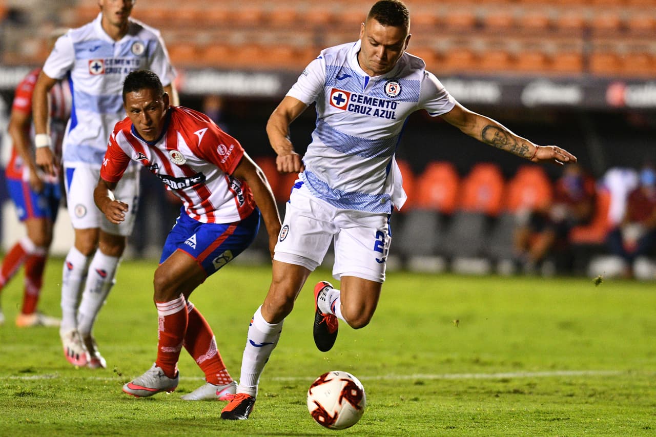 Con doblete del Cabecita Rodríguez y gol de Santiago jiménez, la Máquina se impone 1-3 al Atlético San Luis y toman el liderato en el Guard1anes 2020.