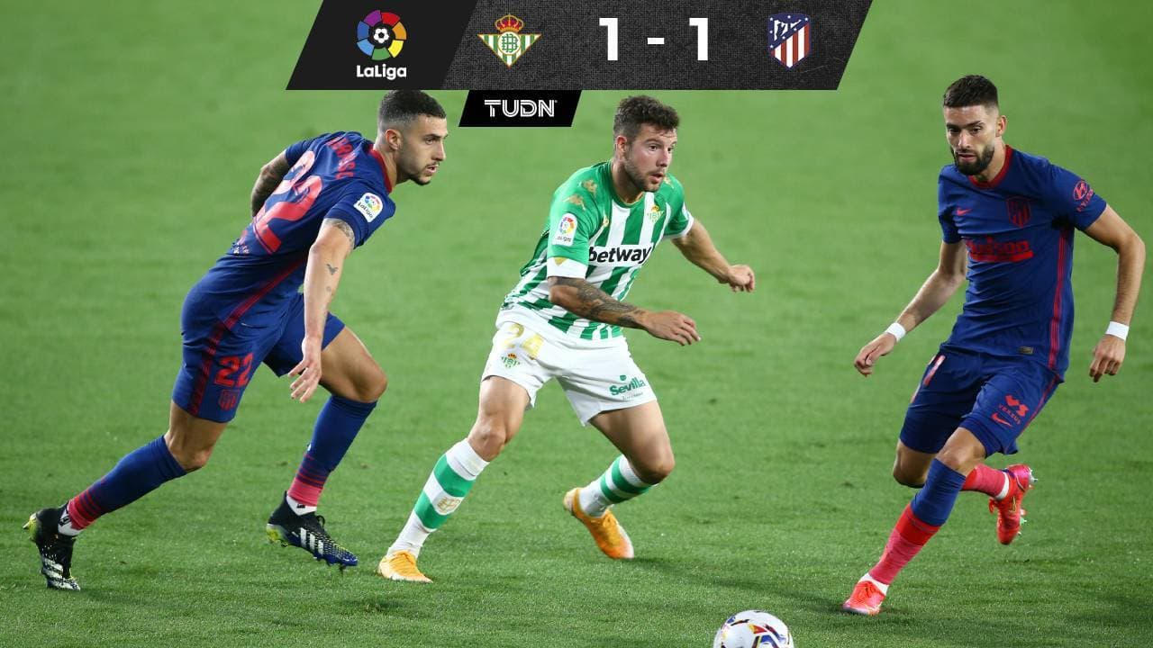 Atlético empata y ahora es líder de LaLiga por un solo punto