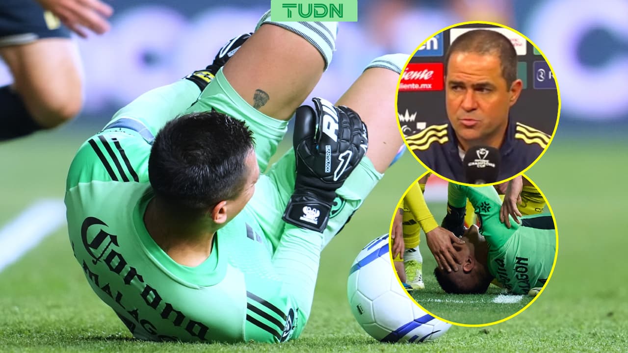 André Jardine confirma que Malagón sufrió rotura del tendón de Aquiles