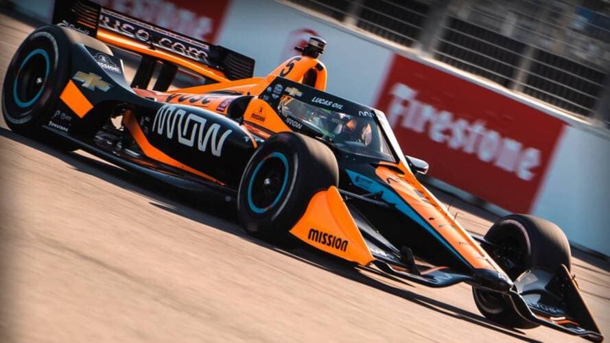 Mexicano O’Ward quedó al borde del Top 10 en inicio de Indy Car