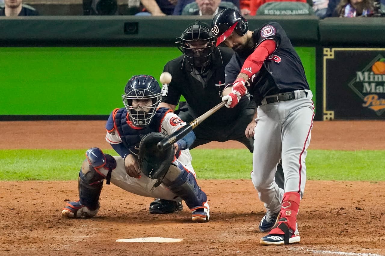 Washington Nationals dan la vuelta en la quinta entrada y obligan a jugar el séptimo de la serie.