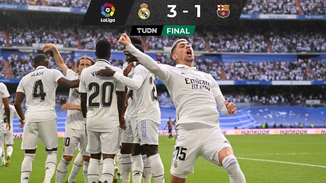 Real Madrid humilla al Barcelona y se impone en el Clásico