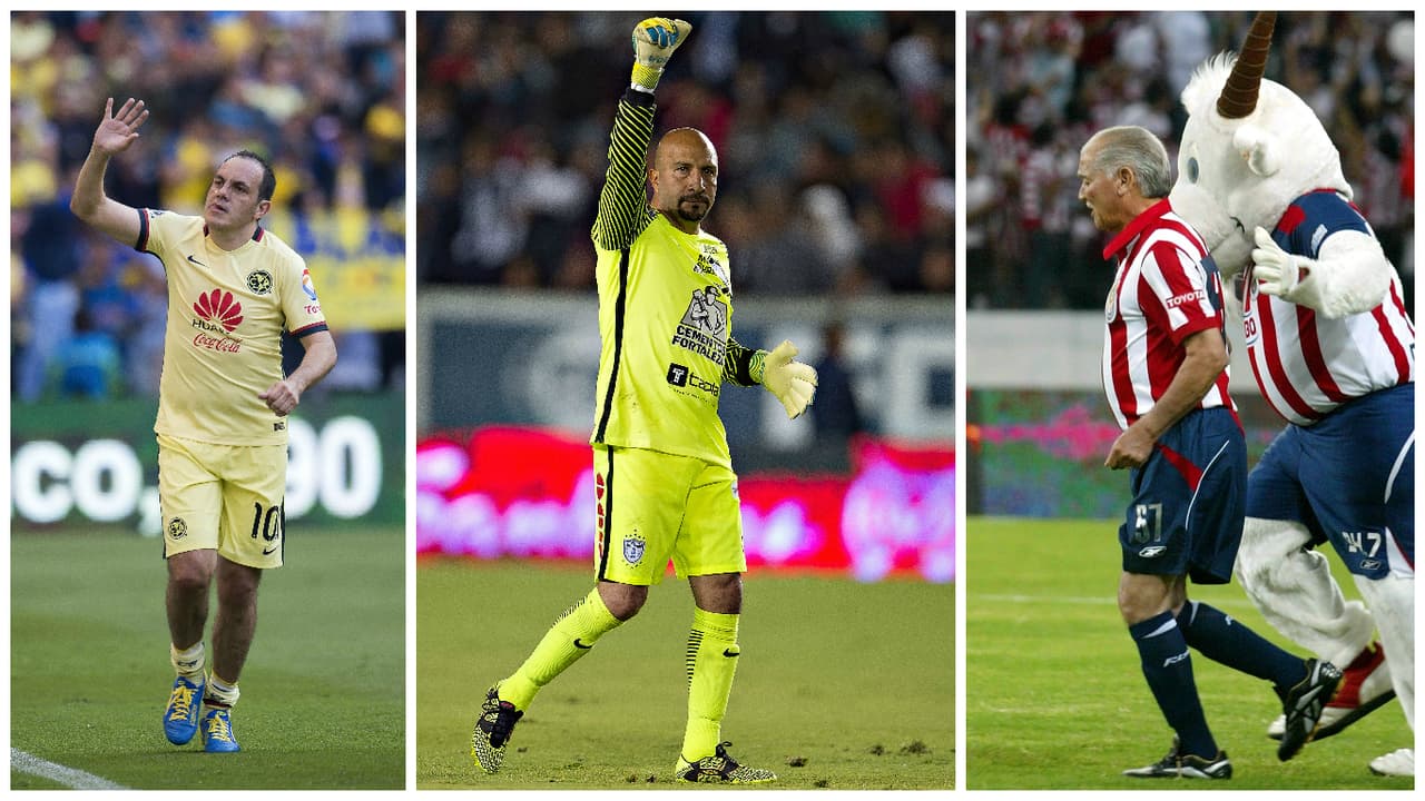 Los cinco futbolistas de más edad en jugar en la Liga MX