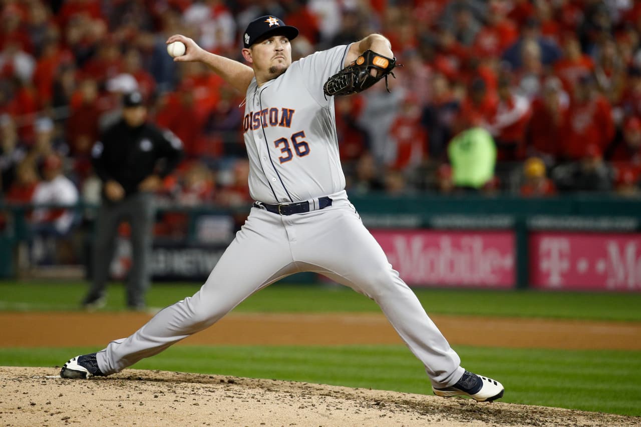 Will Harris pasó de los Houston Astros a los Washington Nationals.