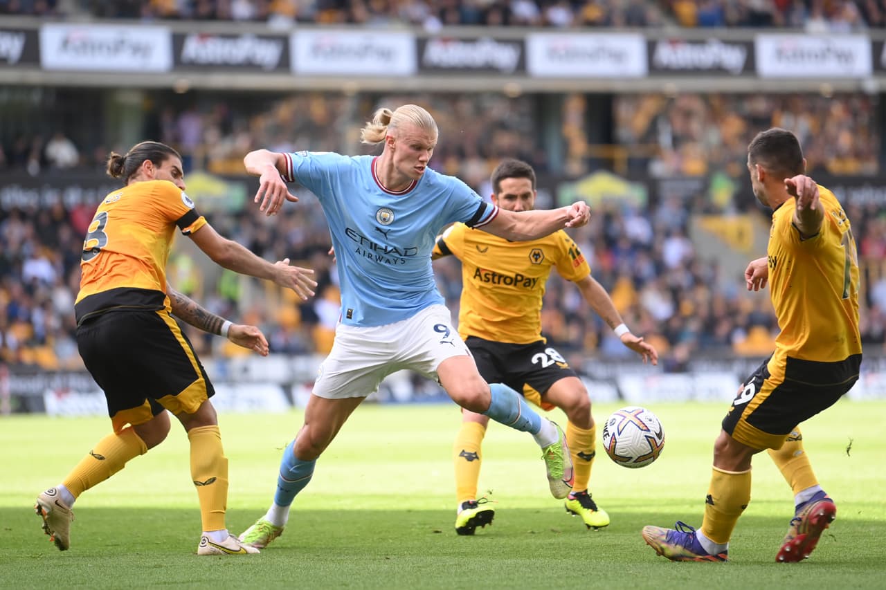 Manchester City goleó 0-3 a Wolves en la Jornada 8 de la Premier League con goles de Jack Grealish, Erling Haaland y Phil Foden.