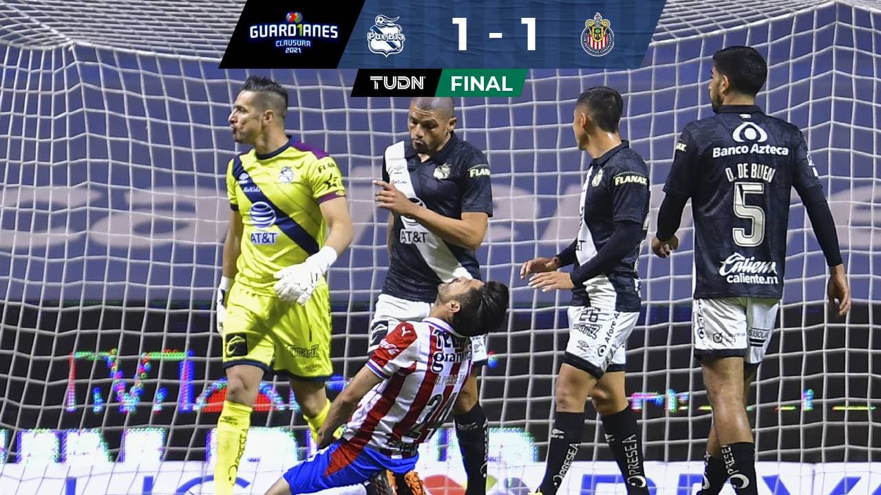 Puebla y Chivas empatan en el arranque del Guard1anes 2021