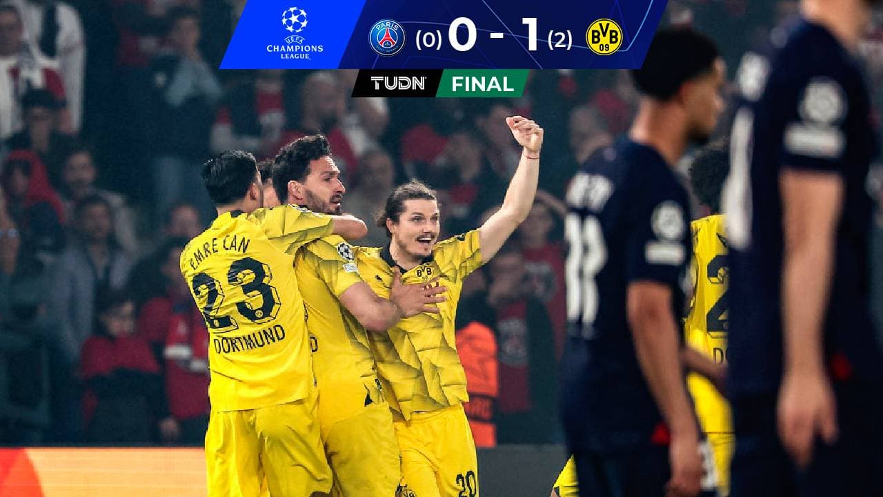 ¡A la final! Dortmund sorprende y elimina al PSG en su propia casa