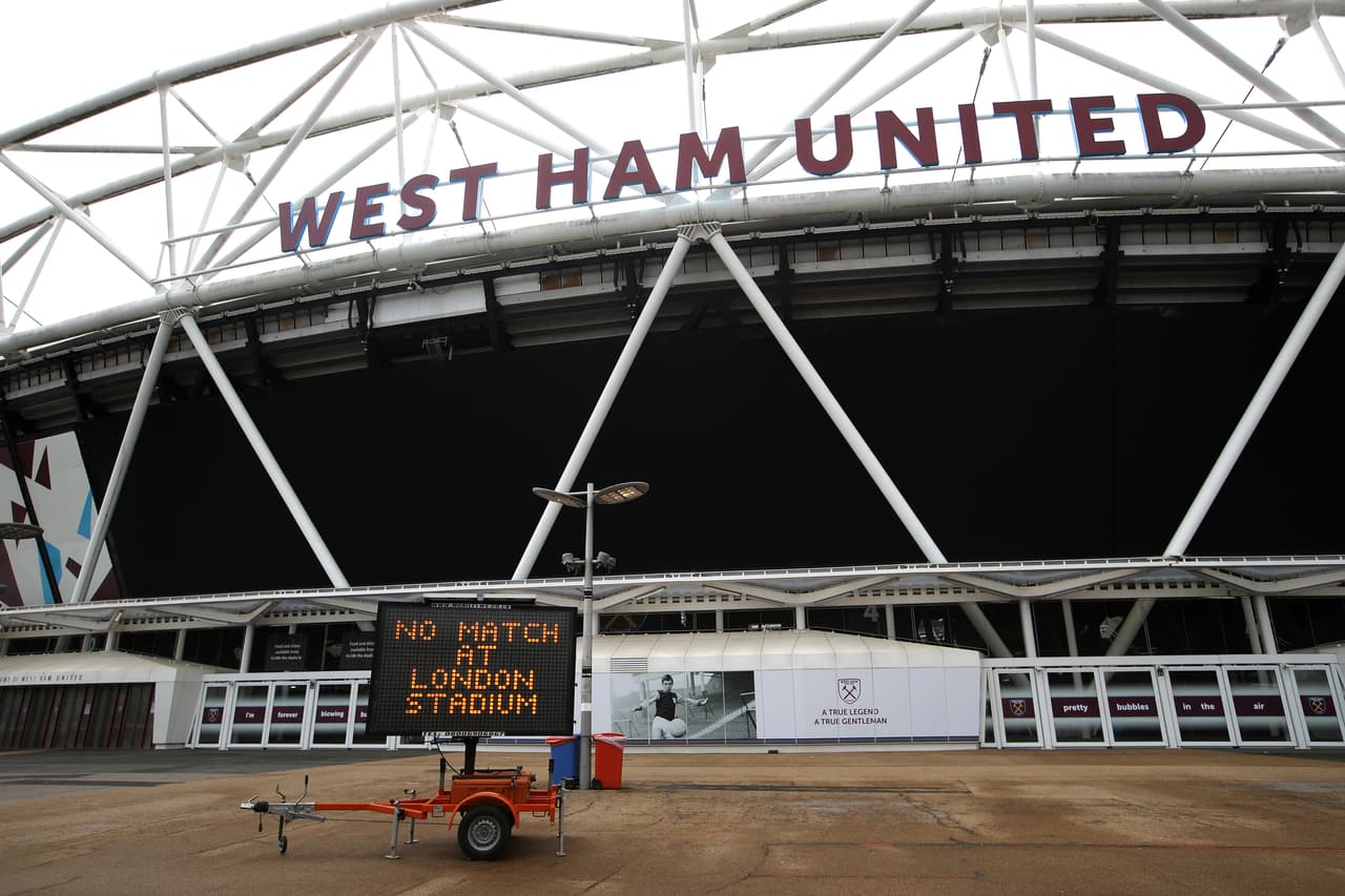 Tras la suspensión de actividades en la liga inglesa, la desolación en los estadios es abrumadora.