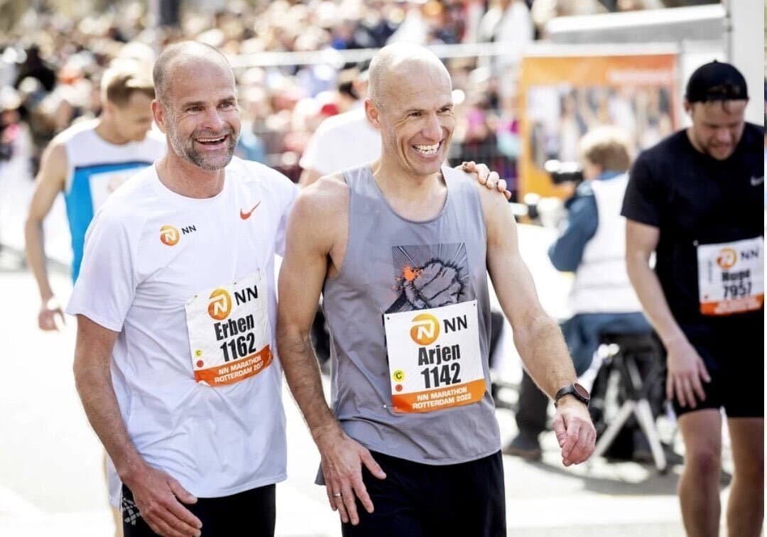 Arjen Robben, del #NoEraPenal a correr un Maratón