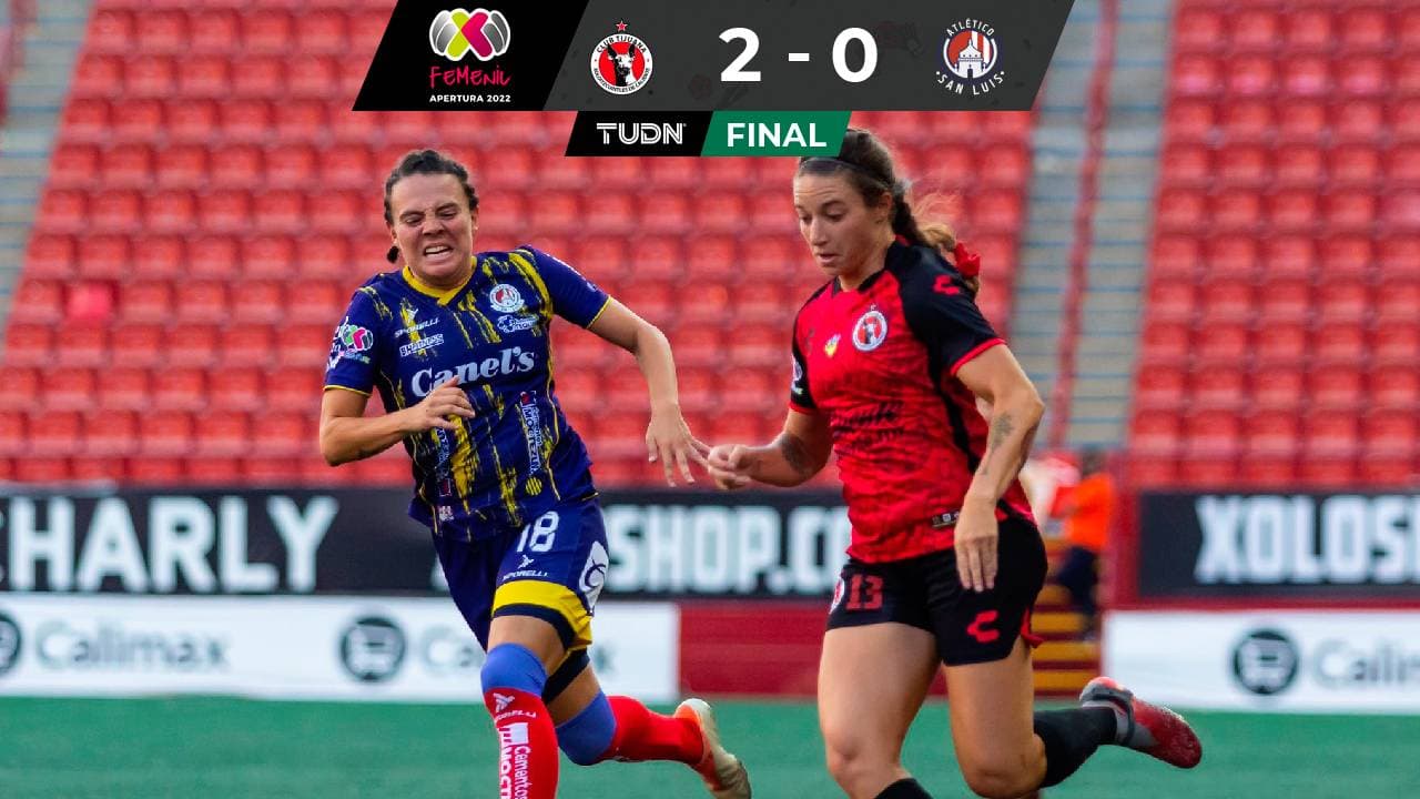 Marcador Tijuana vs Atlético de San Luis, Liga MX Femenil