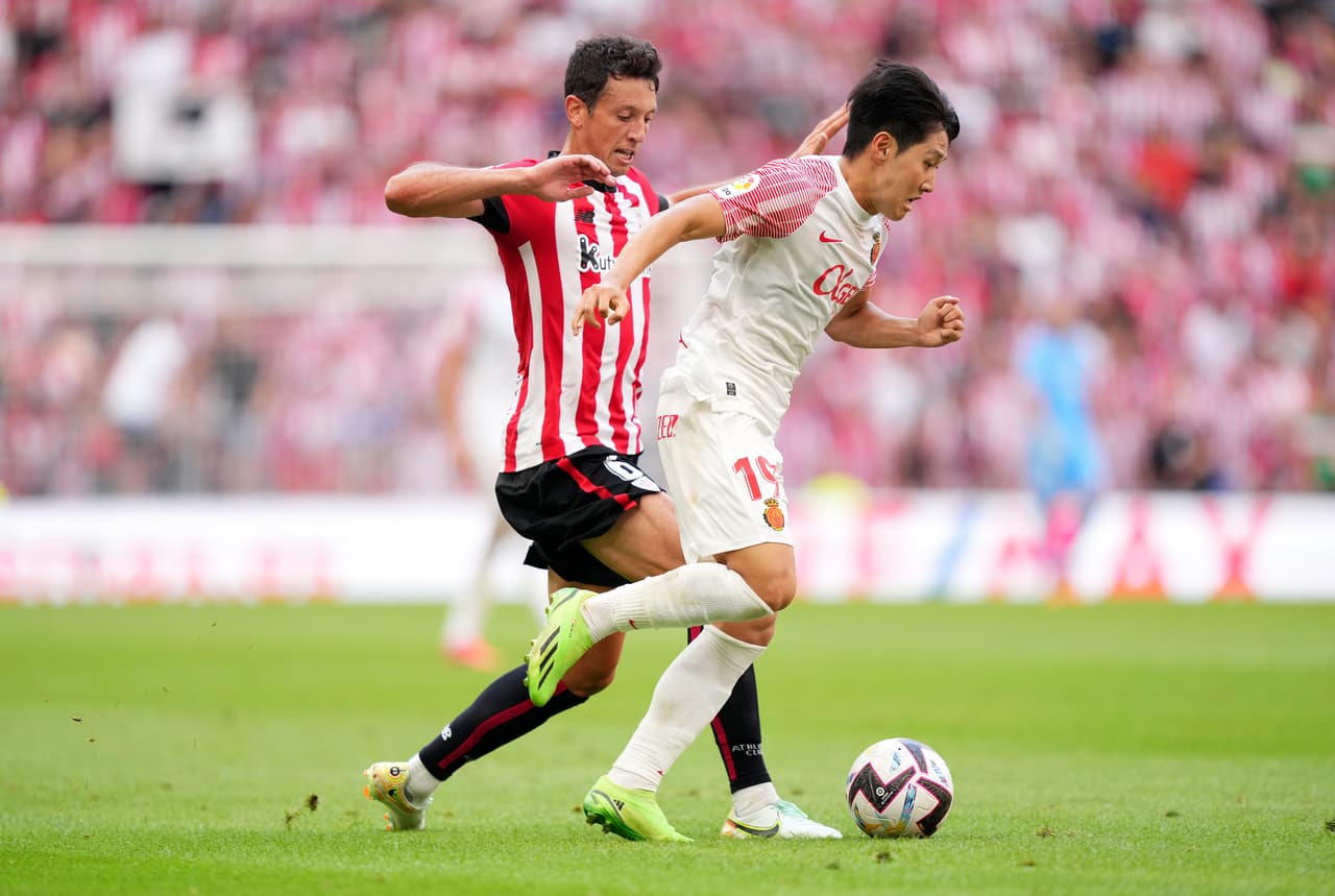 Javier Aguirre comenzó la temporada 2022-23 con igualdad del Mallorca 0-0 ante el Athletic Club en San Mamés en actividad de la Jornada 1 de LaLiga de España.