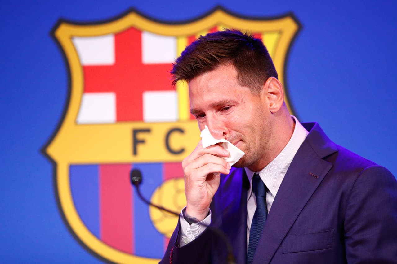 Messi se despide entre lágrimas de Barcelona: "Fue un baldazo de agua fría"