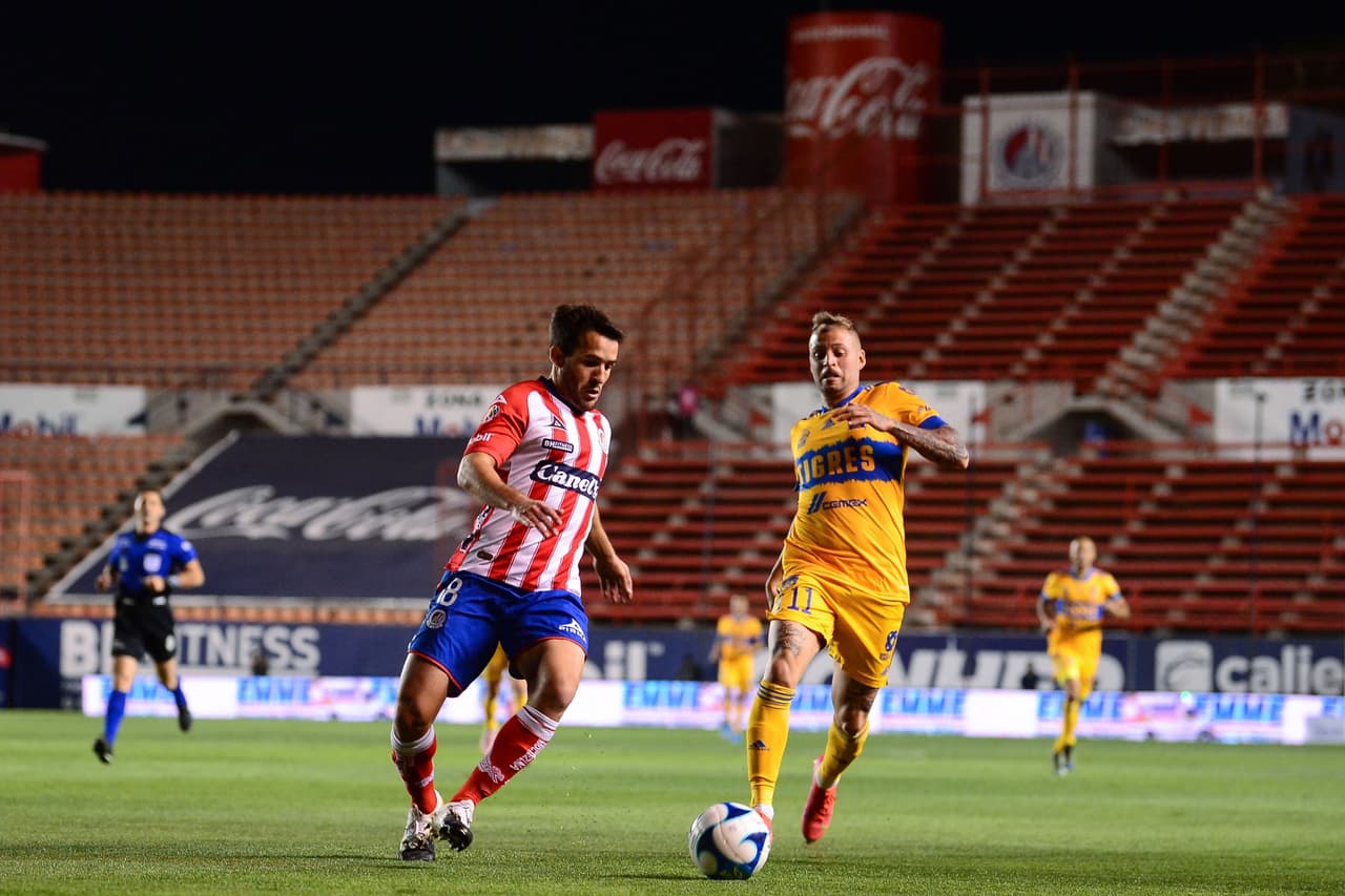 Atlético San Luis y Tigres nos regalan un empate lleno de emociones con un marcador de 2-2. Los potosinos quedan en séptimo lugar y los felinos en el octavo.
