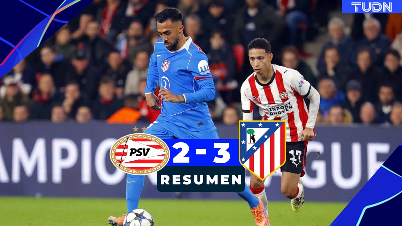 Resumen PSV vs. Atlético de Madrid: Goles, resultado y highlights de Jornada 6 Champions League