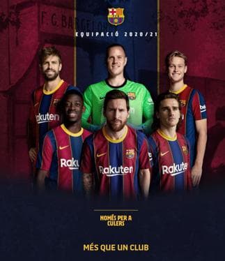Messi, protagonista en la publicidad de la nueva camiseta del Barcelona