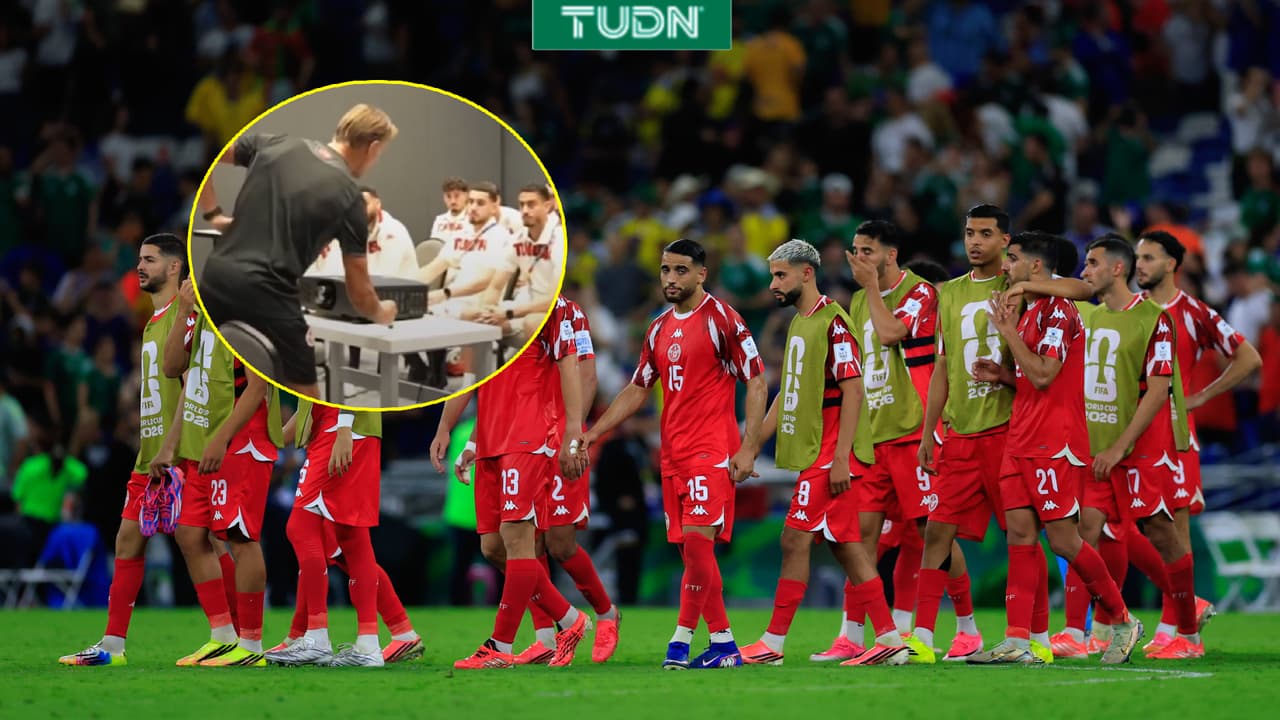 El técnico de Túnez emociona a jugadores con discurso