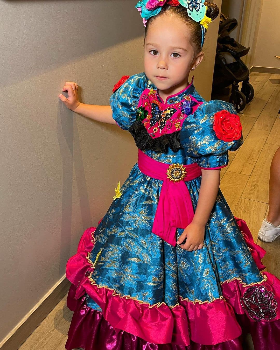 El boxeador tardó siete meses en reconocer públicamente a su pequeña. En julio de 2018 compartió una foto, junto a la que escribió: "Te extraño, mi princesa".