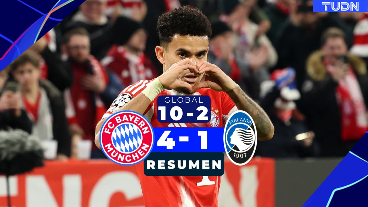 Luis Díaz brilla con golazo y asistencia en el Bayern Múnich vs. Atalanta de Champions League