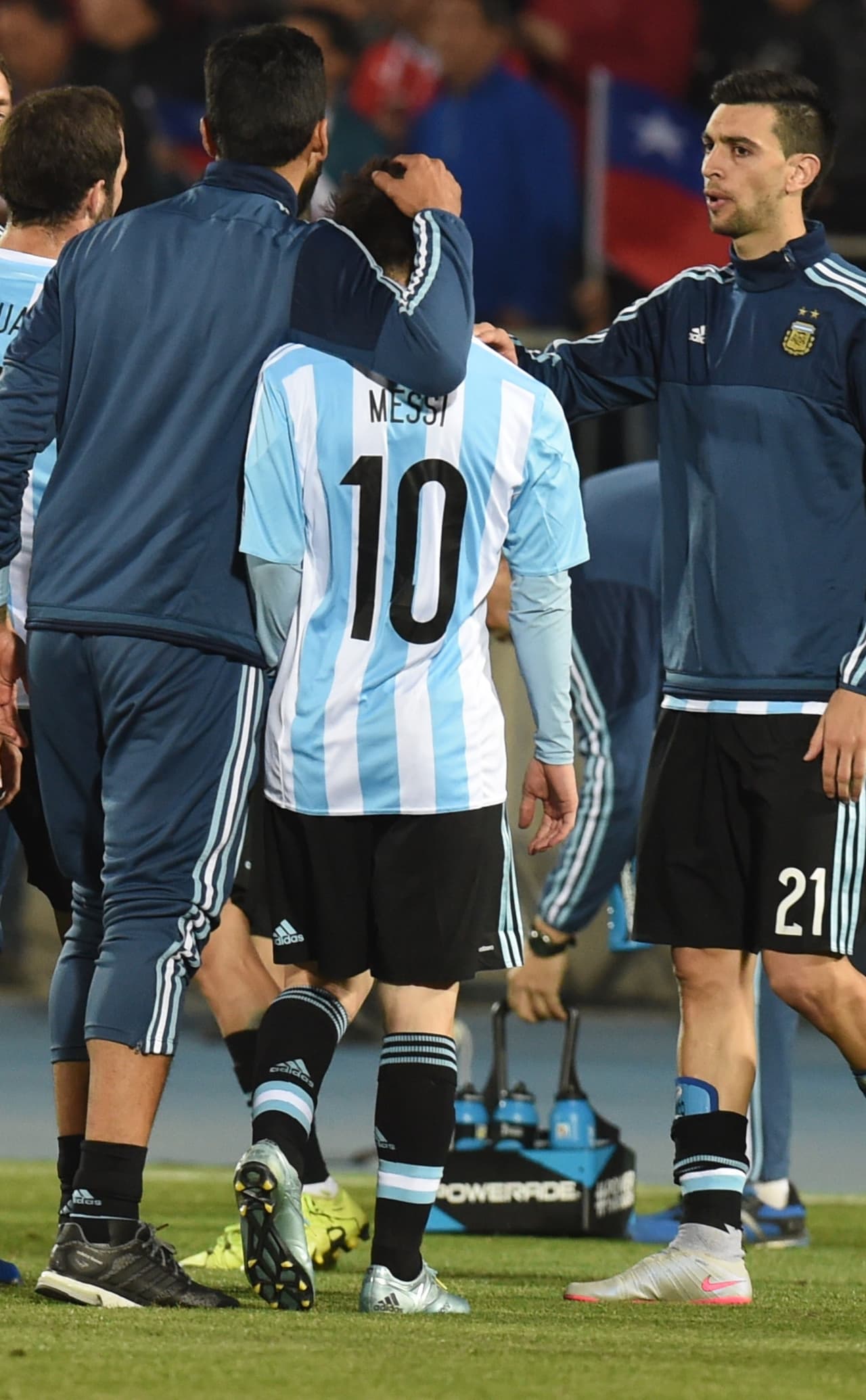 La tristeza de Messi