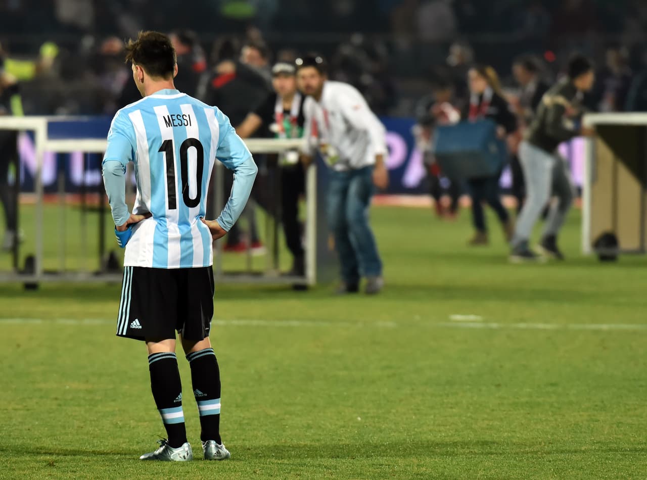 La tristeza de Messi