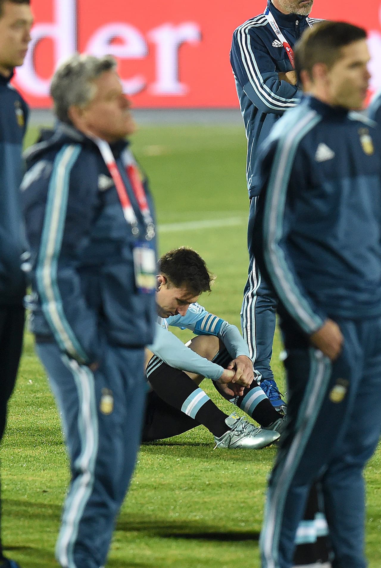 La tristeza de Messi